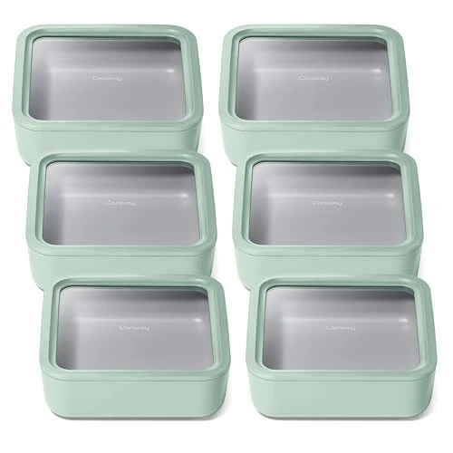 Trusted 6 Piece Glass Food Storage Container Set 6 Count Fashionable