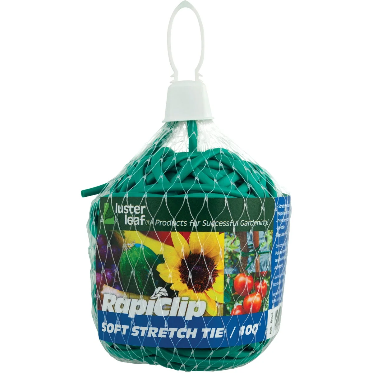Sophisticated Rapiclip 100 Ft. Green Soft Stretch Plant Tie Safe
