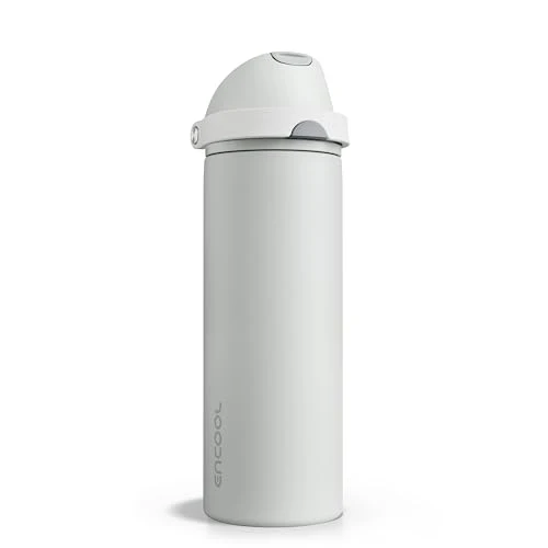 Relaxed Insulated Water Bottle with Straw Secure