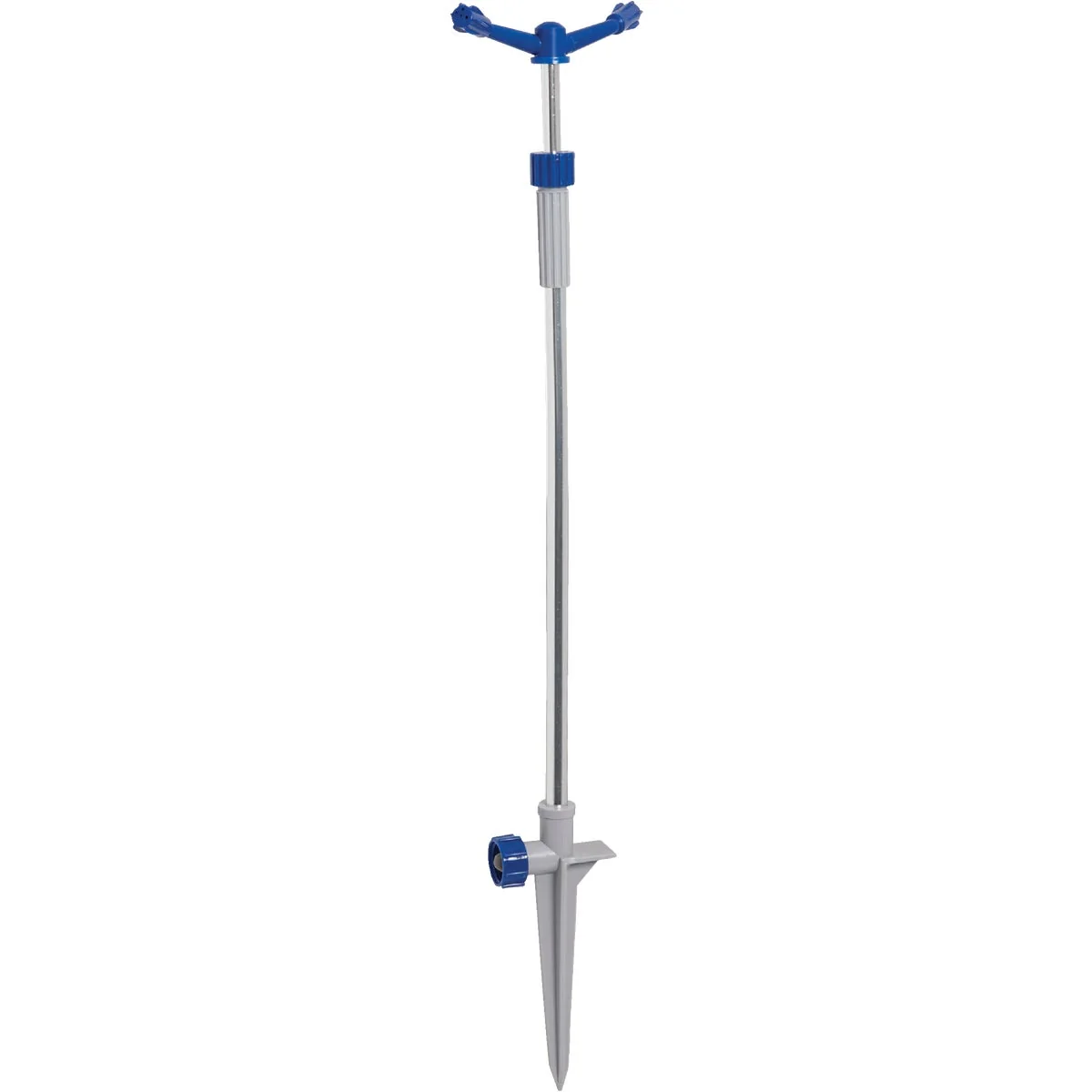 Trendy Garden Aluminum 50 Ft. Dia. Telescoping 2-Arm Rotary Sprinkler Secure