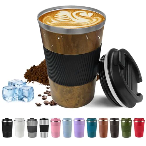 Smooth Vacuum Insulated Stainless Steel Travel Coffee Mug Practical