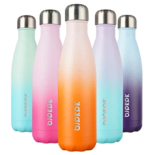 Flexible 17 oz Insulated Water Bottle Reusable