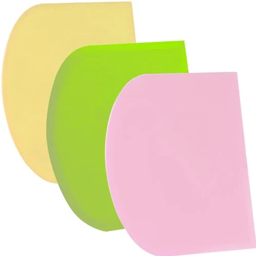 Fast Dough Scraper Bench Scraper 3 Count Organic