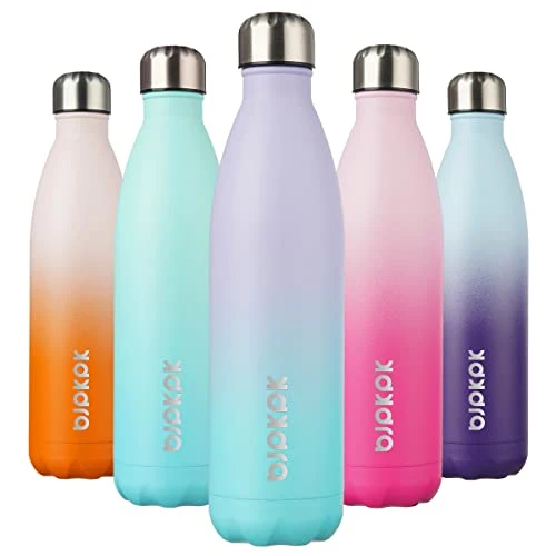 Minimalist 25 oz Insulated Water Bottle Natural