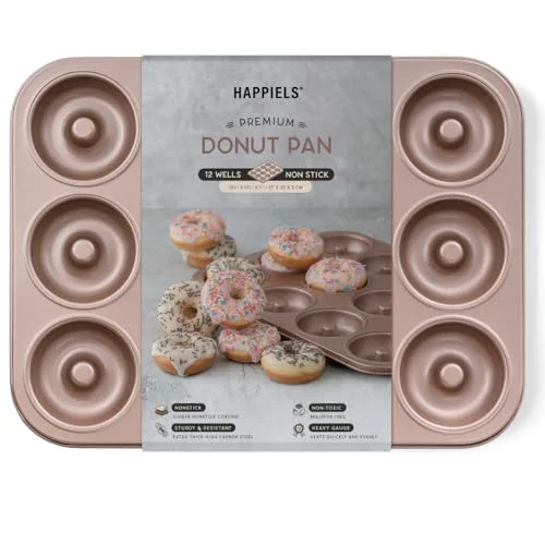 Clean 12 Well Donut Pan Nonstick Top-Quality