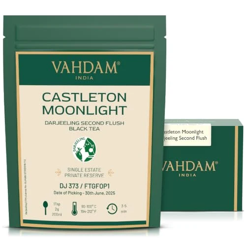 Modern 2025 Castleton Moonlight Darjeeling Second Flush Black Tea DJ 373 Fashionable