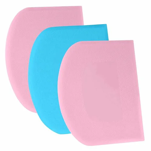 Verified Dough Scraper Bench Scraper 3 Count High-Performance