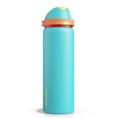 Modern Insulated Water Bottle with Straw Traditional