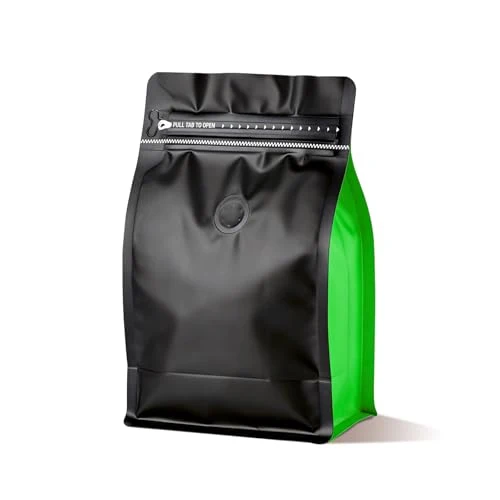 Quality Coffee Bags with Valve 60 Count Detailed