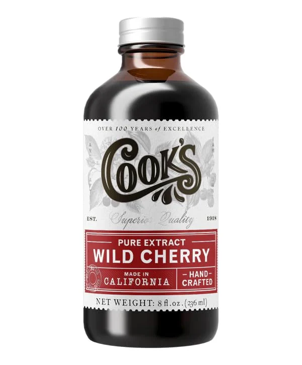 Contemporary Wild Cherry Extract for Baking 8 Fl Oz Traditional