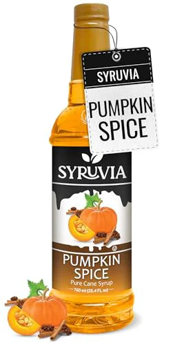 Green Pumpkin Spice Syrup for Coffee 25.4 Ounces Pumpkin Spice Flavored Coffee Syrup 25.4 Fl Oz Dependable