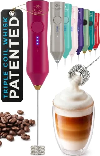 Excellent Rechargeable Milk Frother Handheld Authentic