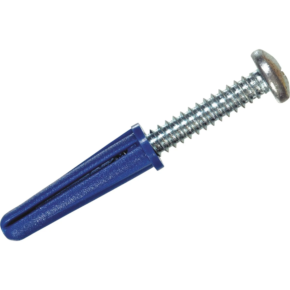 Dependable Hillman 6 – 8 Thread x 3 4 In. Blue Conical Plastic Anchor 6 Ct. Genuine