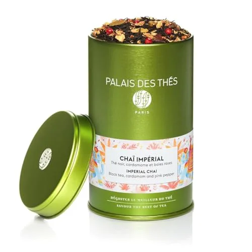 Superior Chai Tea Organic Imperial Chai Blend with Cardamon Pink Pepper 3.5 Ounce User-Friendly