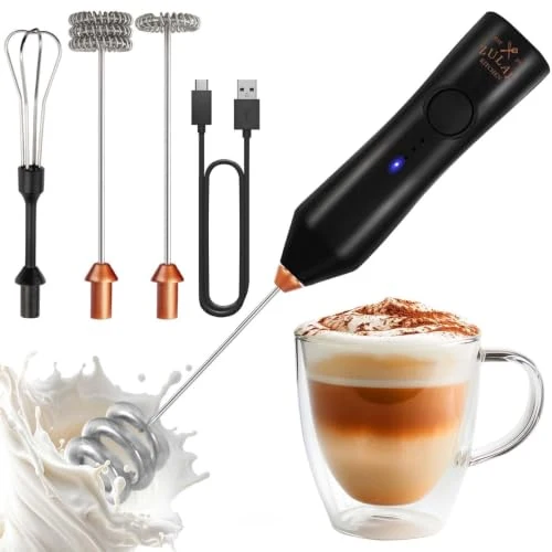Breathable Rechargeable Milk Frother Handheld Natural