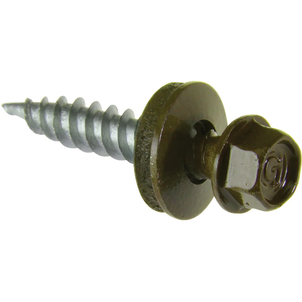Dependable Do it 9 x 1-1 2 In. Hex Washered Green Framing Screw 250 Ct. Flexible