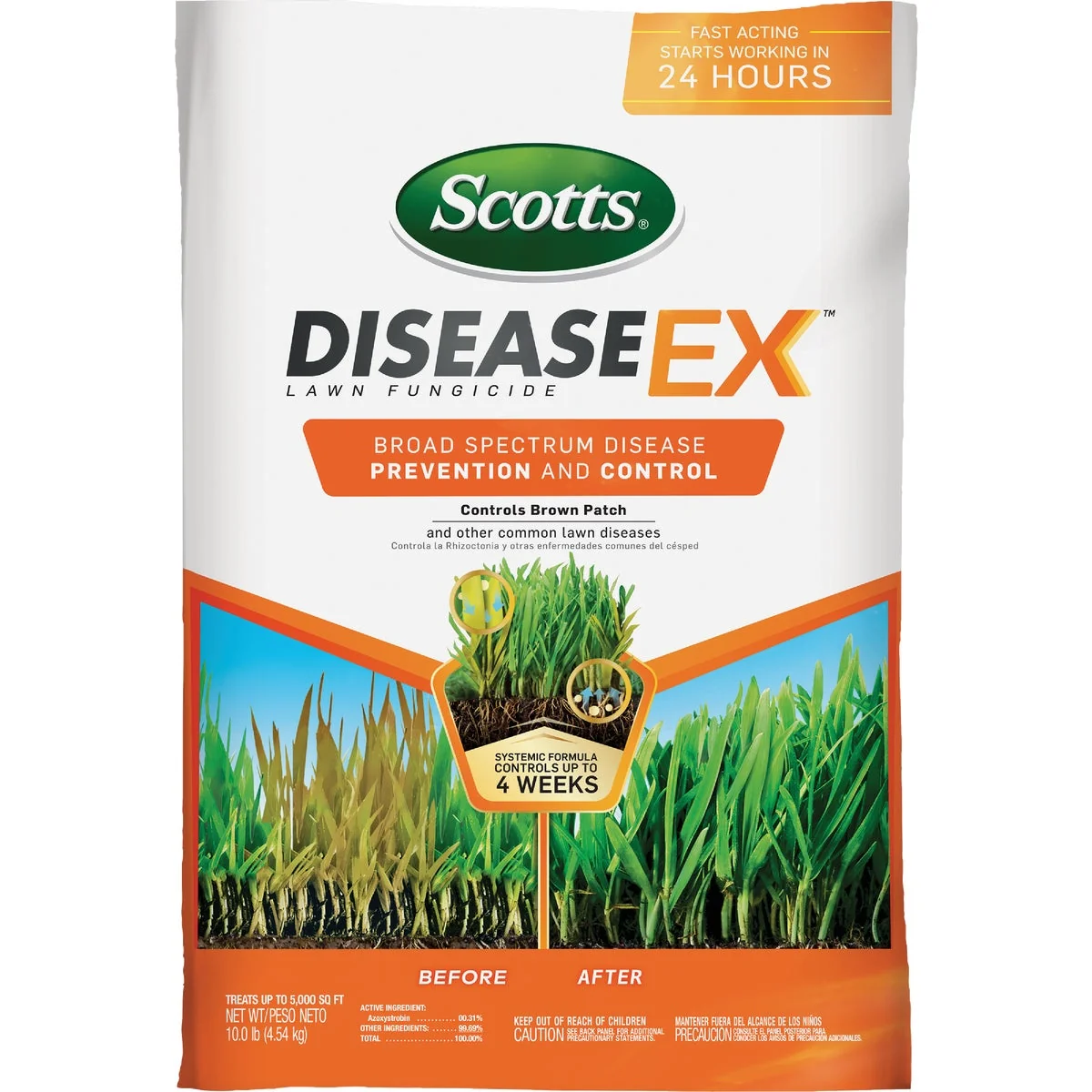 Lightweight Scotts DiseaseEx 6.75 Lb. Ready To Use Granules Lawn Fungicide Premium Material