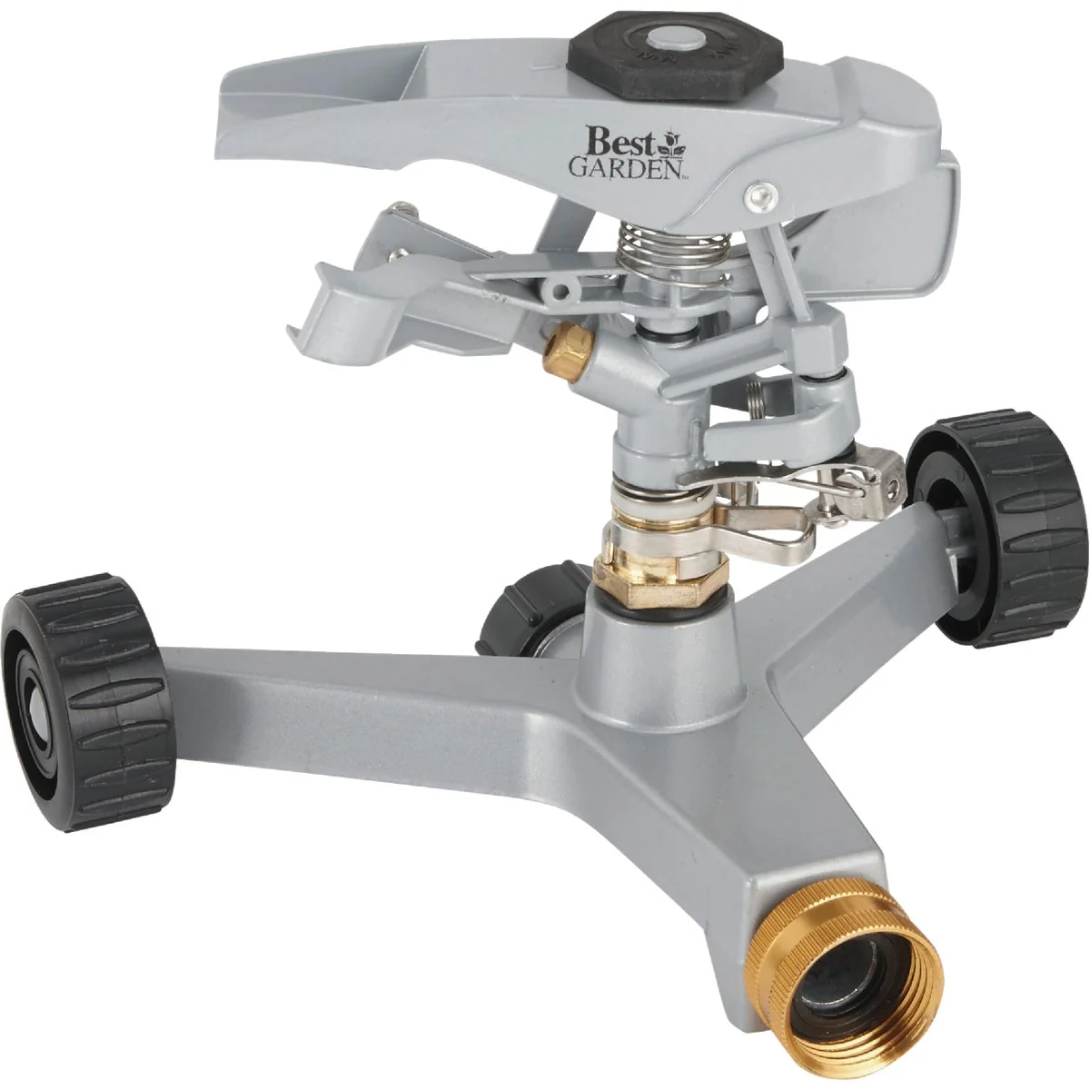 Safe Garden Metal 5800 Sq. Ft. Wheeled Impulse Sprinkler Comfortable