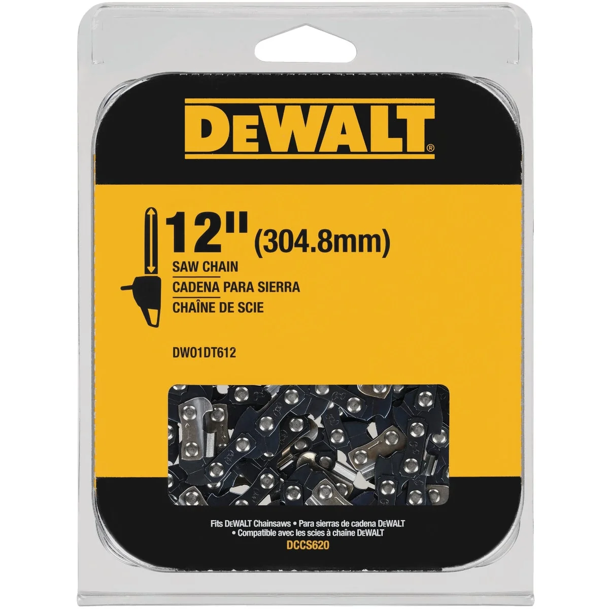 Soft DeWalt 12 In. Saw Chain Solid
