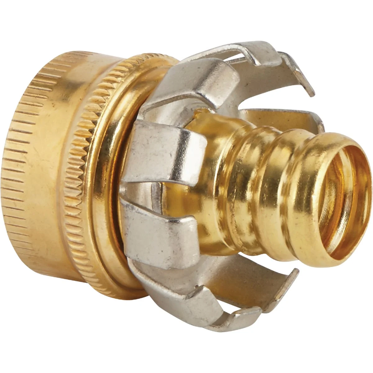 Fine Garden 5 8 In. Female Brass Hose Coupling Mender Efficient