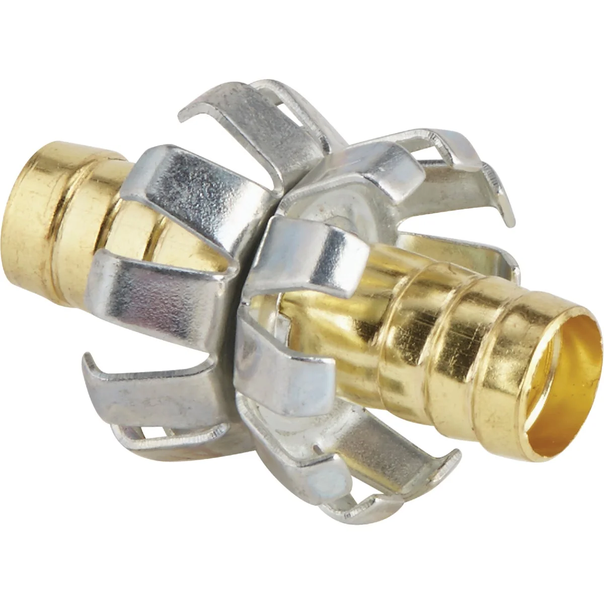 Sustainable Garden 1 2 In. Brass Mid-Hose Mender Solid
