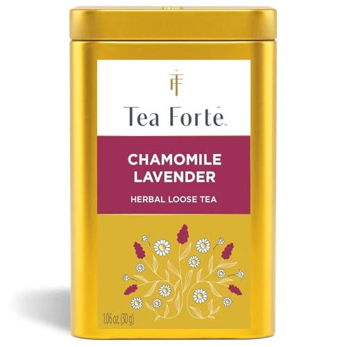 Casual Chamomile Lavender Loose Leaf Tea Canister Fine Crafted