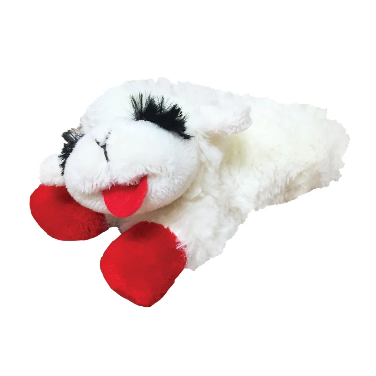 Enhanced Multipet 6 In. Plush Lamb Chop Dog Toy High-Performance