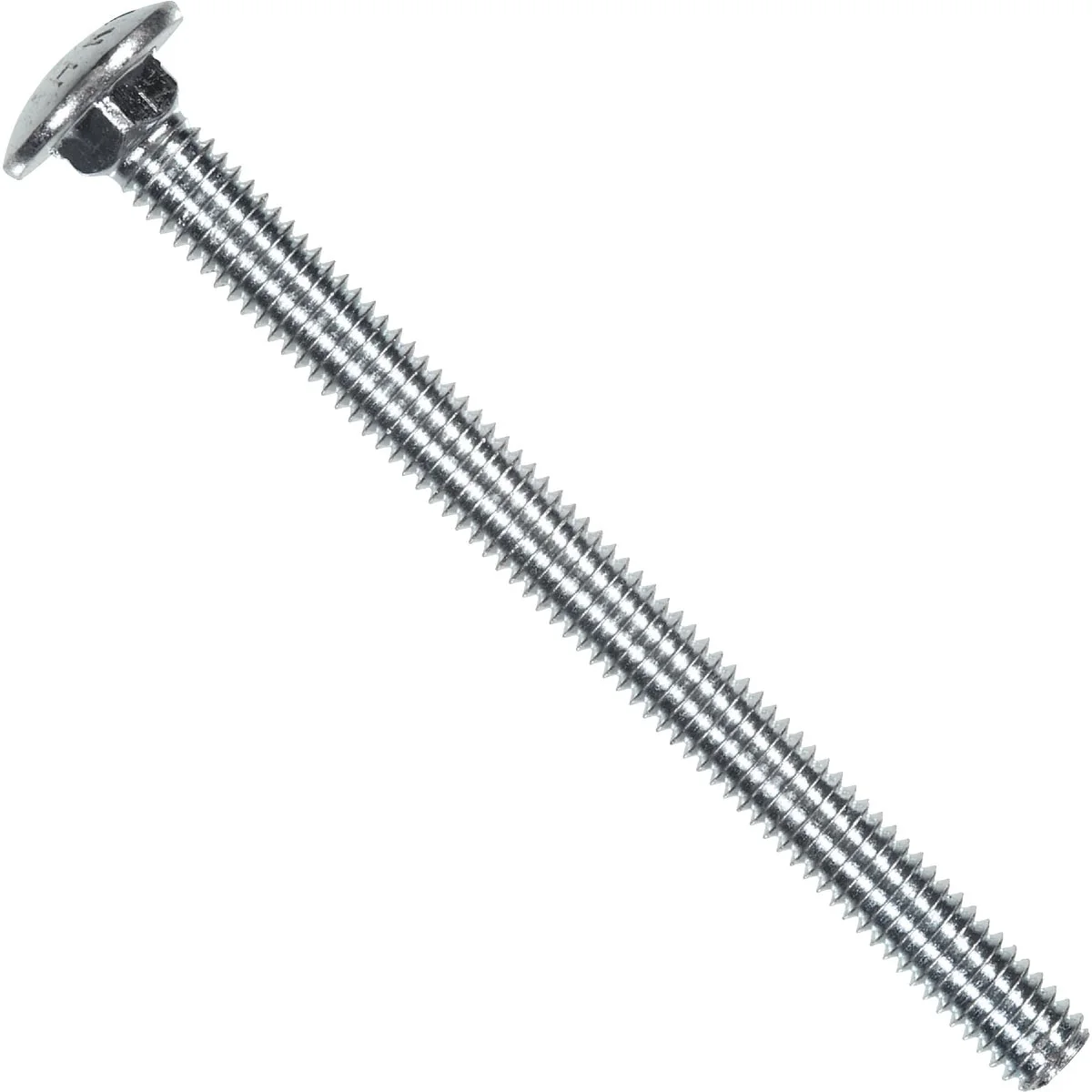 Verified Hillman 1 4 In. x 1-1 2 In. Grade 2 Zinc Carriage Bolt 100 Ct. High-Performance