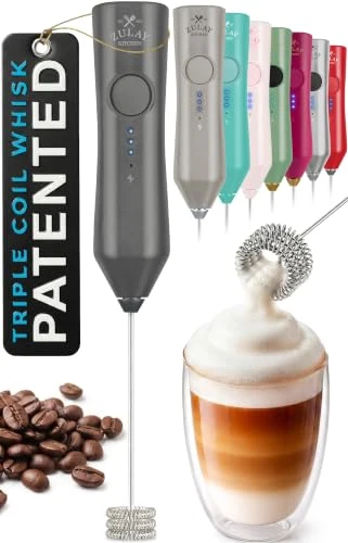 Elegant Rechargeable Milk Frother Handheld Classic