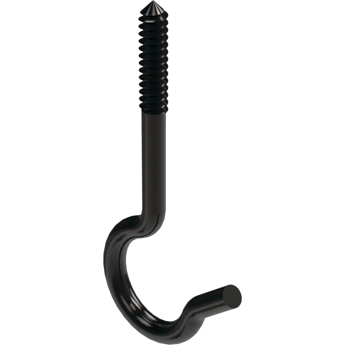 Elite National 2-1 2 In. Black Ceiling Hook 3-Pack Enhanced