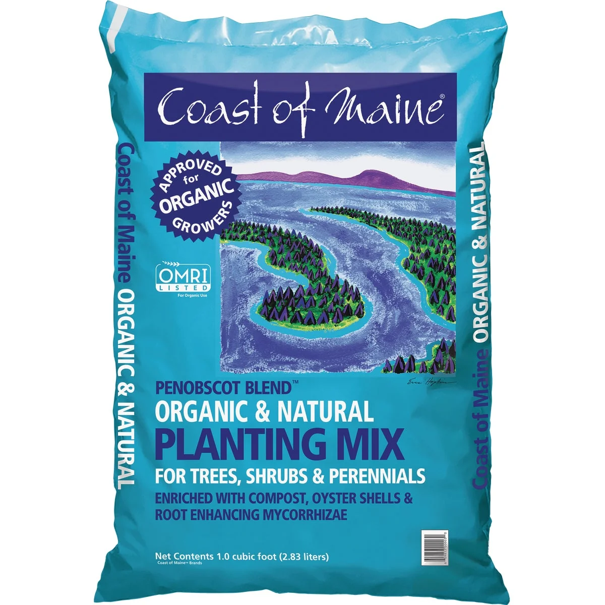 Exclusive Coast of Maine Penobscot Blend 1 Cu. Ft. Organic Natural Top Soil Planting Mix Casual
