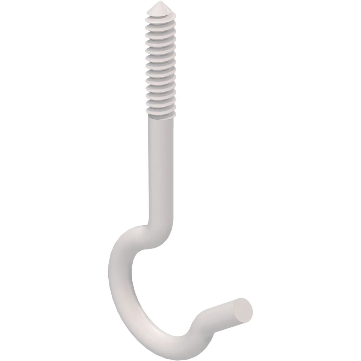 Expertly Made National 2-1 2 In. White Ceiling Hook 3-Pack Clean