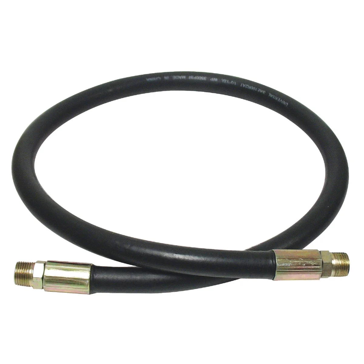 Exclusive Apache 3 8 In. x 120 In. Male to Male Hydraulic Hose Functional