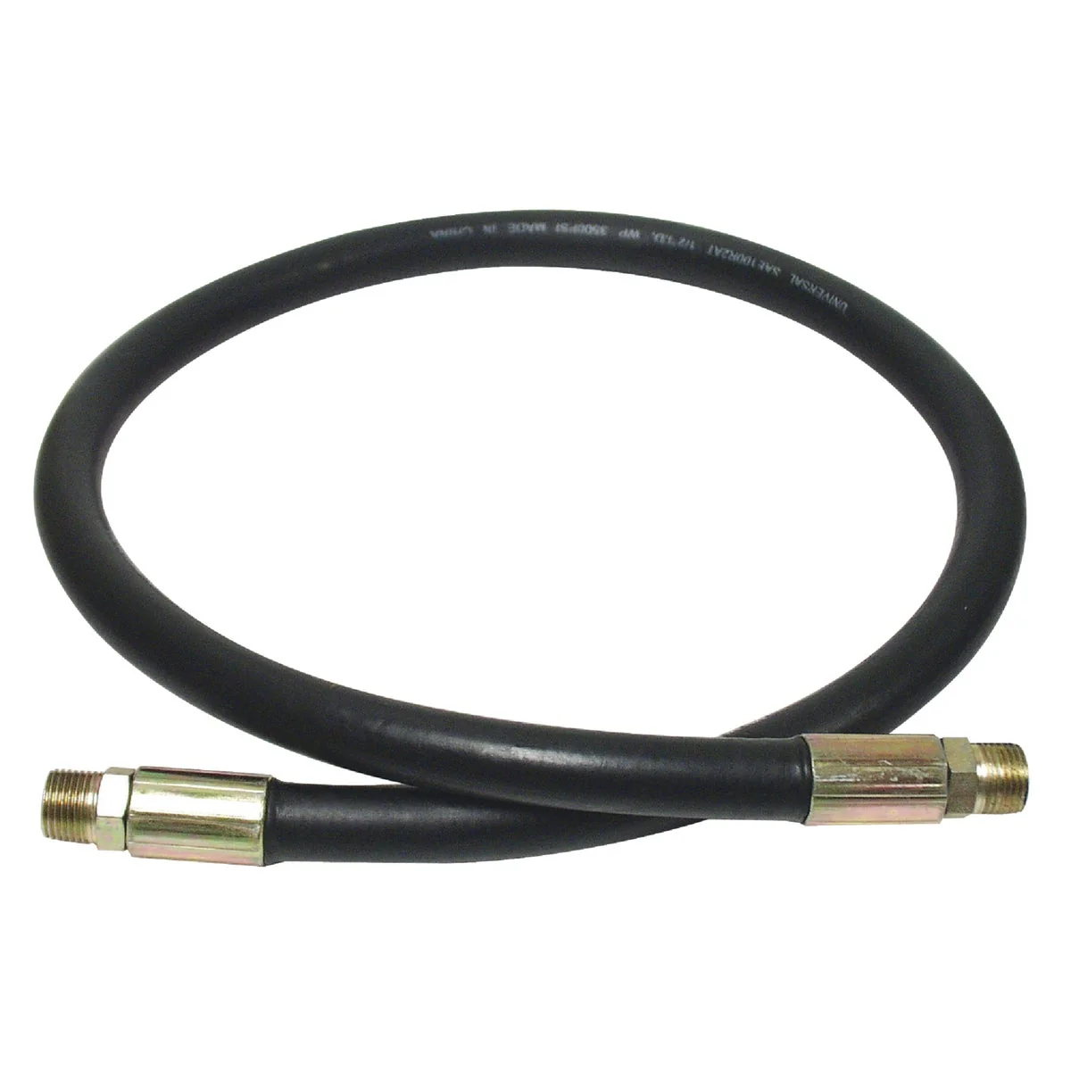 Minimalist Apache 1 2 In. x 36 In. Male to Male Hydraulic Hose Fine Crafted