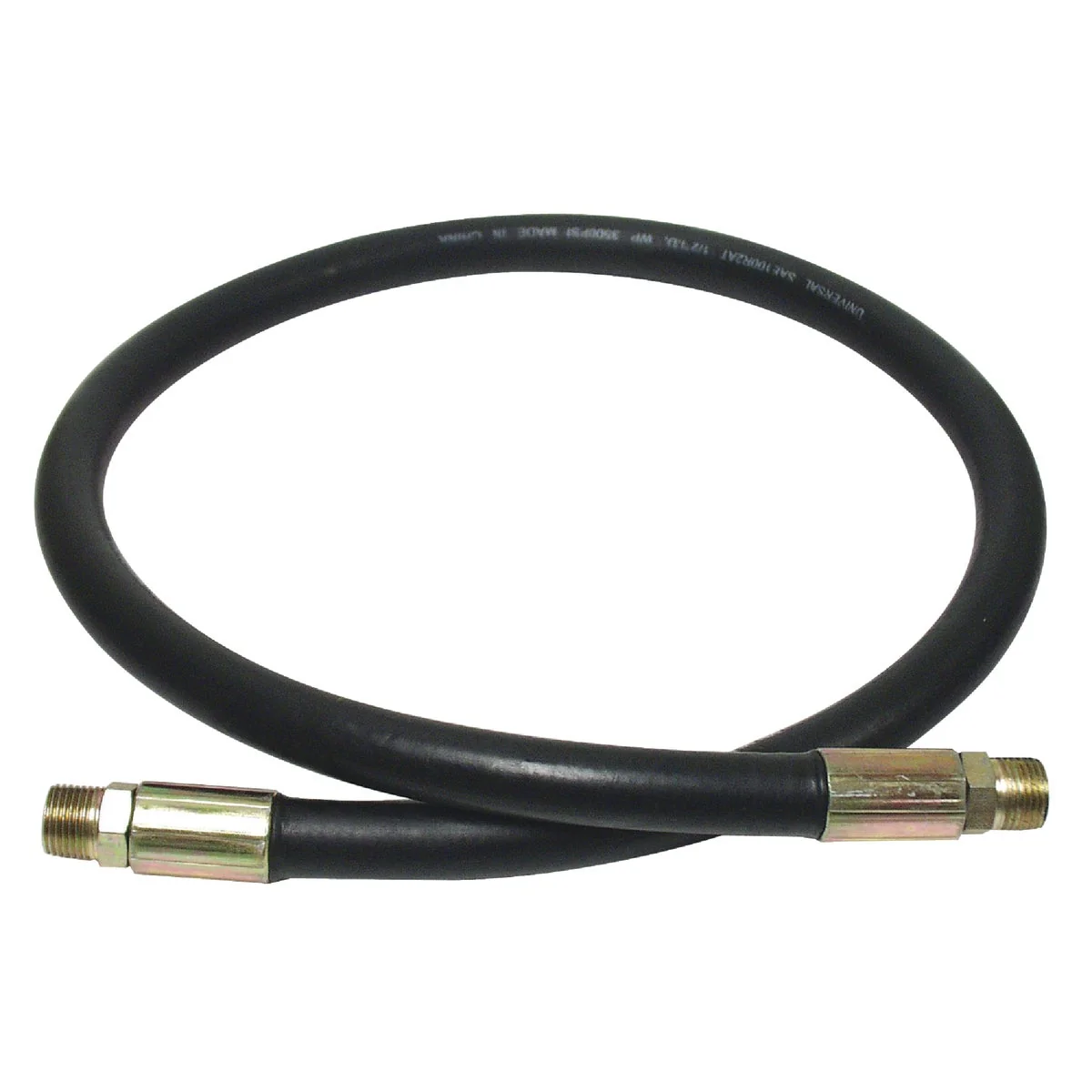 Official Apache 1 2 In. x 96 In. Male to Male Hydraulic Hose Durable