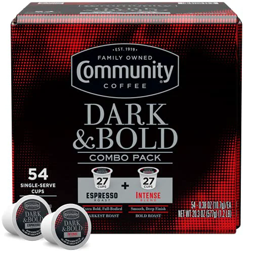 Versatile Dark Bold Variety 54 Count Coffee Pods Trendy