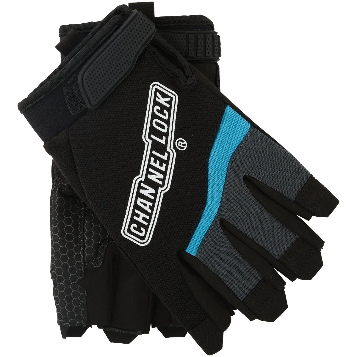Next-Generation Channellock Men’s Large Synthetic Fingerless Work Glove Green