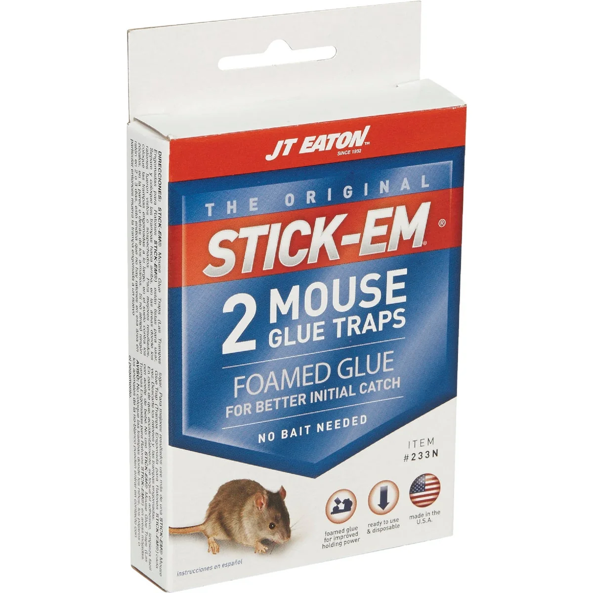 Fine Crafted JT Eaton Stick-Em Glue Mouse Trap 2-Pack Quality