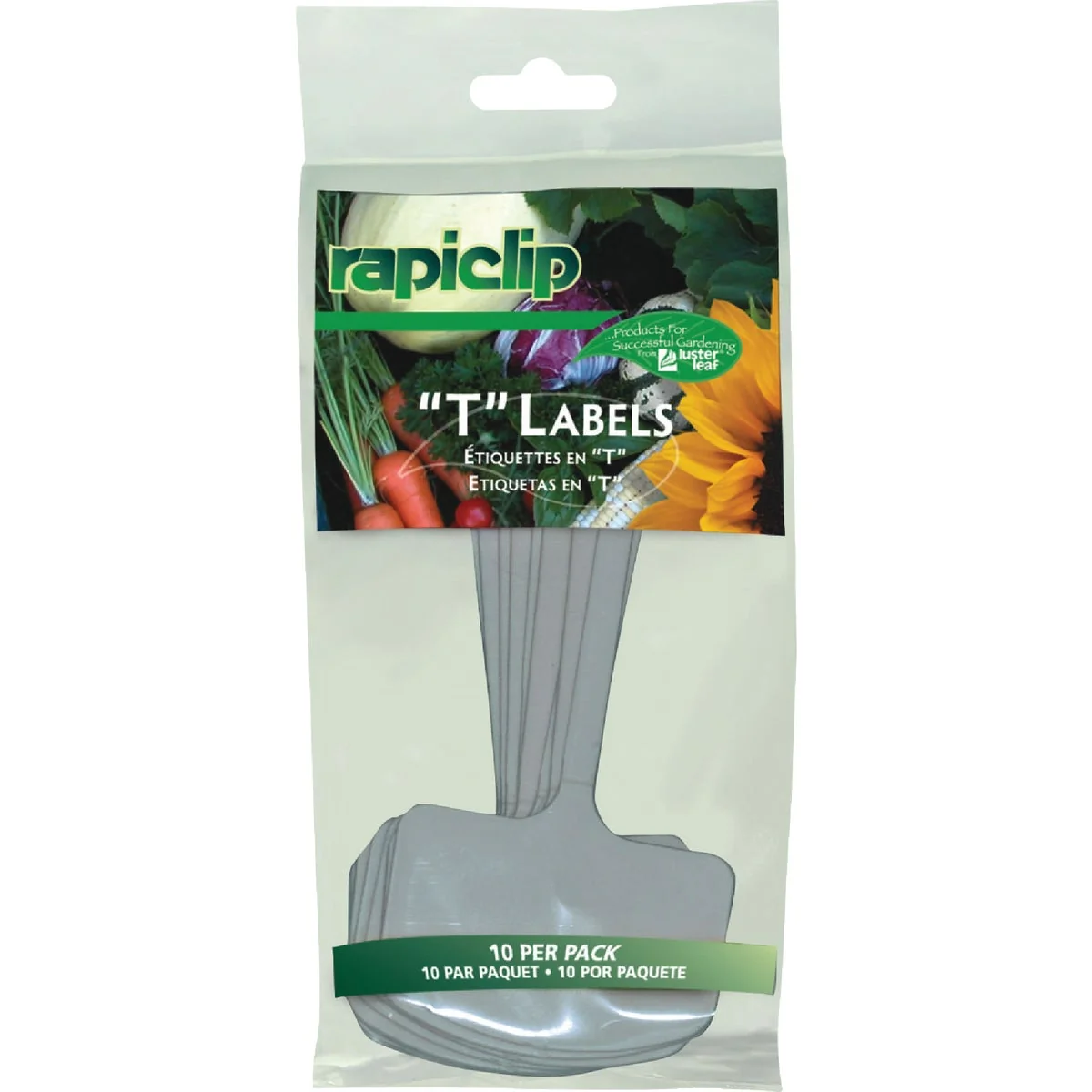 Quality Rapiclip 6 In. Plastic Plant Garden Marker T-Label 10-Pack Optimized