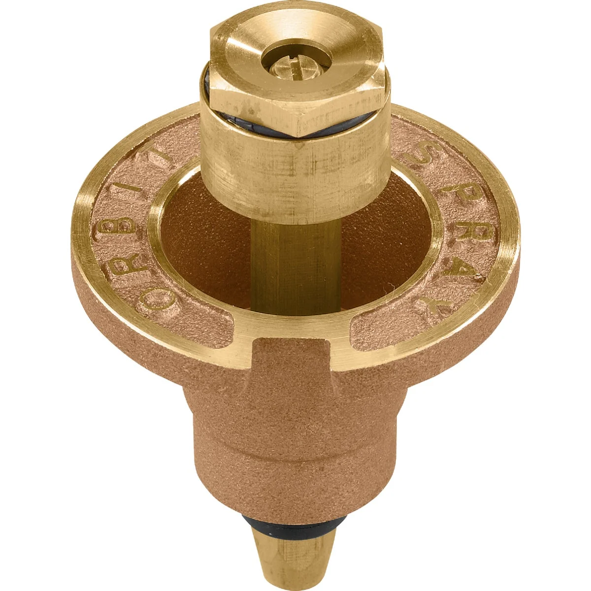 Specialty Orbit 1.75 In. Full Circle Brass Sprinkler Pop-Up Head Green