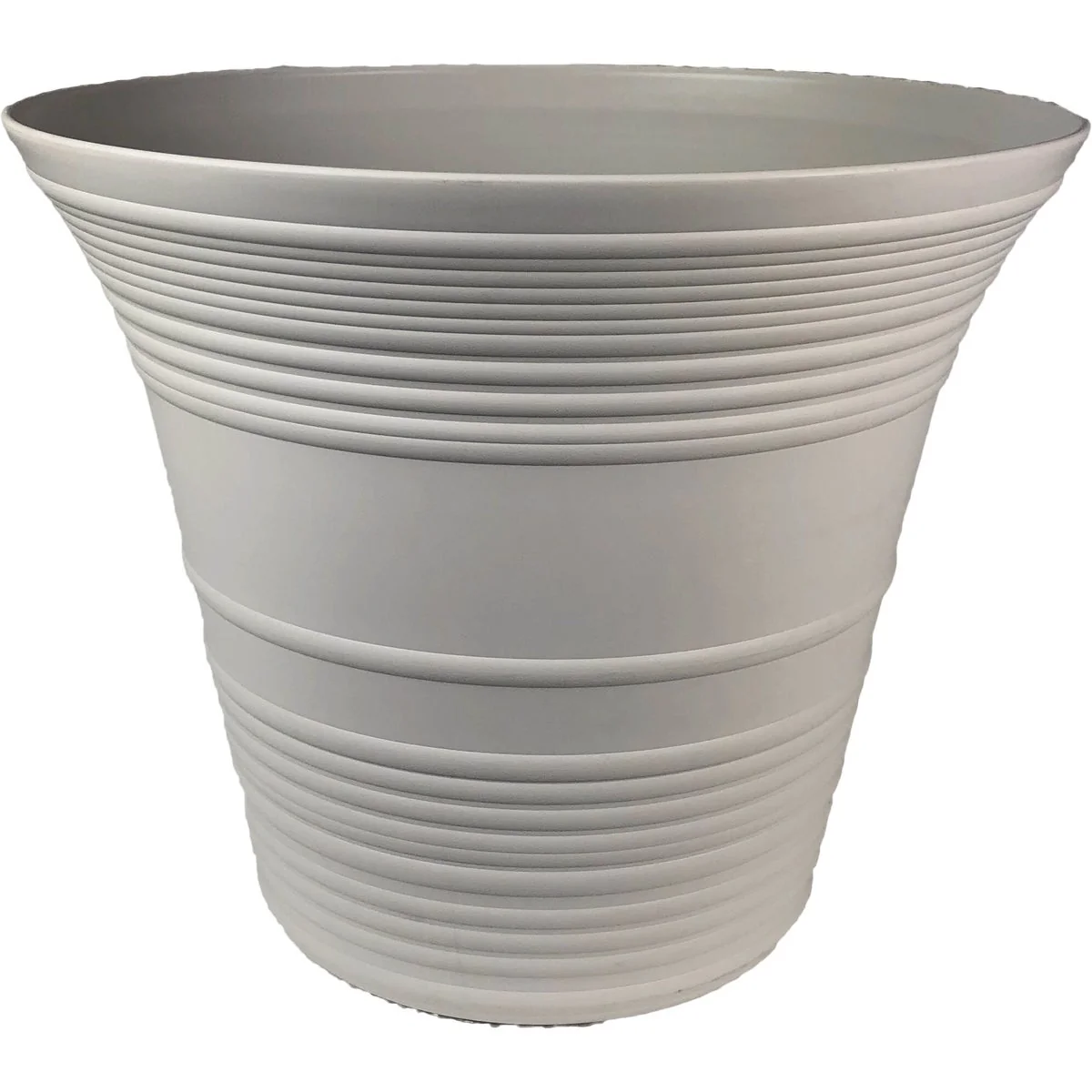Durable Myers Sedona 12 In. Dia. Polypropylene Cottage Stone Planter Breathable