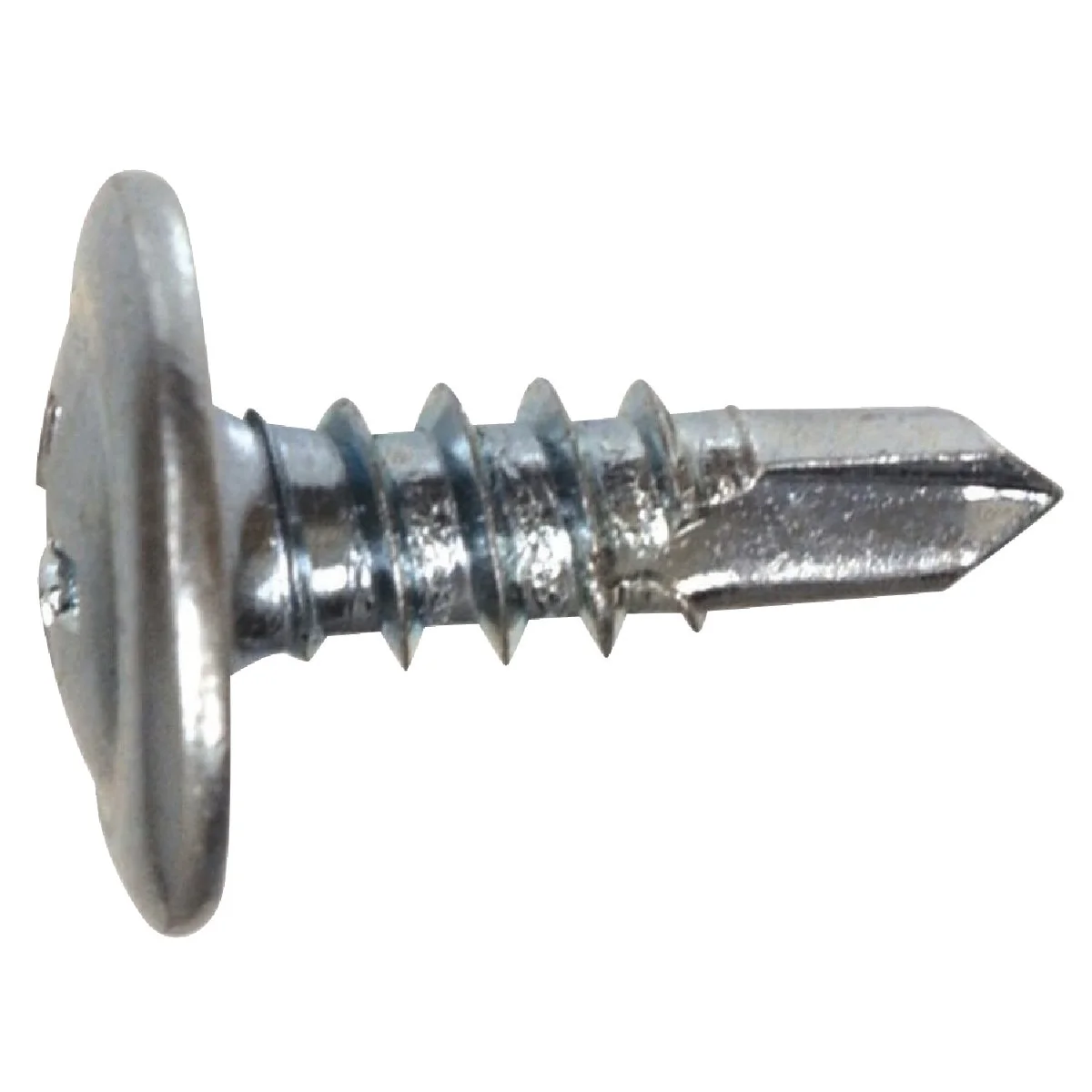 Advanced Hillman 8 x 1 2 In. Zinc Modified Truss Head Self Drilling Lath Screw 100 Ct. Natural