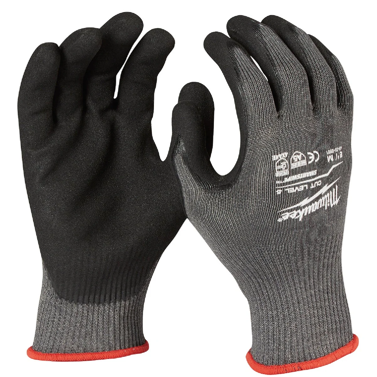 Soft Milwaukee Unisex Medium Nitrile Coated Cut Level 5 Work Glove Verified