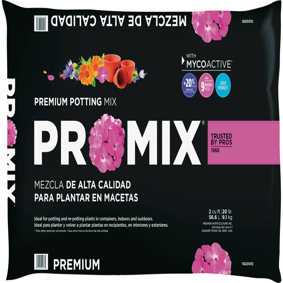 Smart Pro-Mix 2 Cu. Ft. Premium Potting Mix with Mycoactive Sophisticated