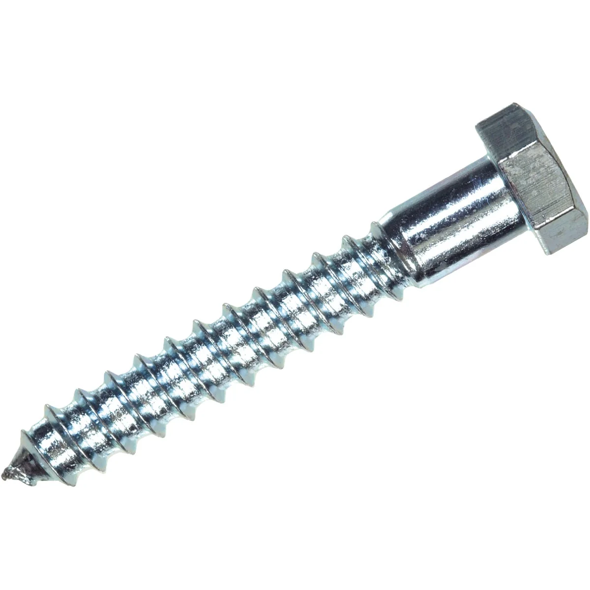 Stylish Hillman 1 4 In. x 1 In. Zinc Hex Lag Screw 100 Ct. Efficient