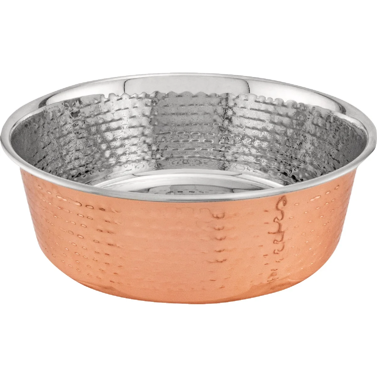 Trendy Westminster Pet Ruffin’ it Copper-Plated Stainless Steel Round 2 Qt. Pet Food Bowl Selected