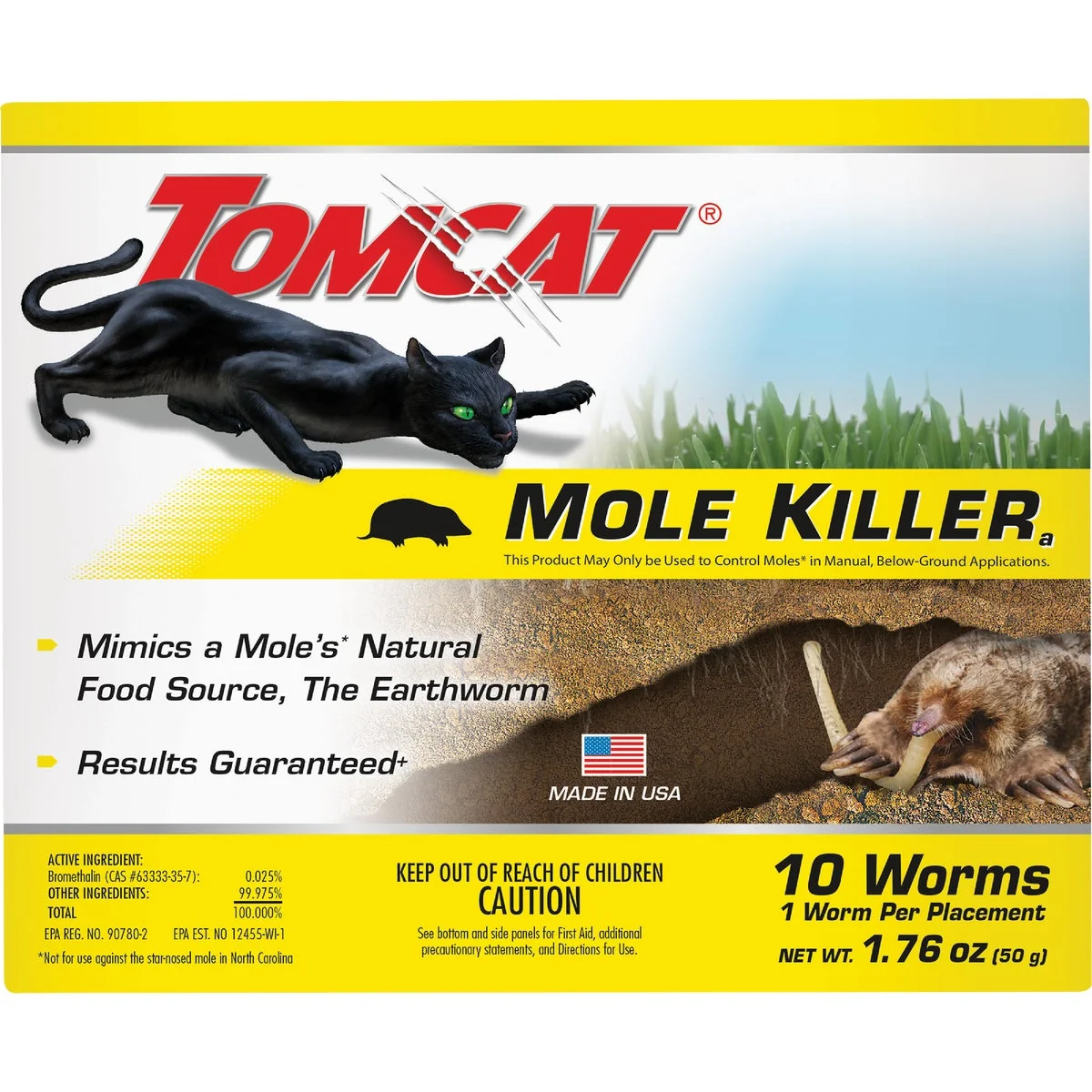 Prestigious Tomcat Mole Killer 10-Pack Durable