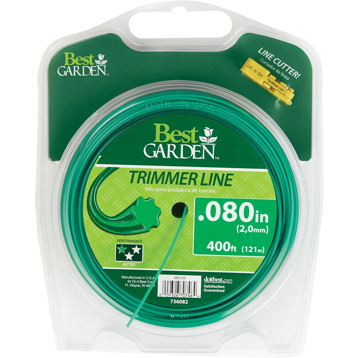 Durable Garden 0.080 In. x 400 Ft. 7-Point Trimmer Line Elegant