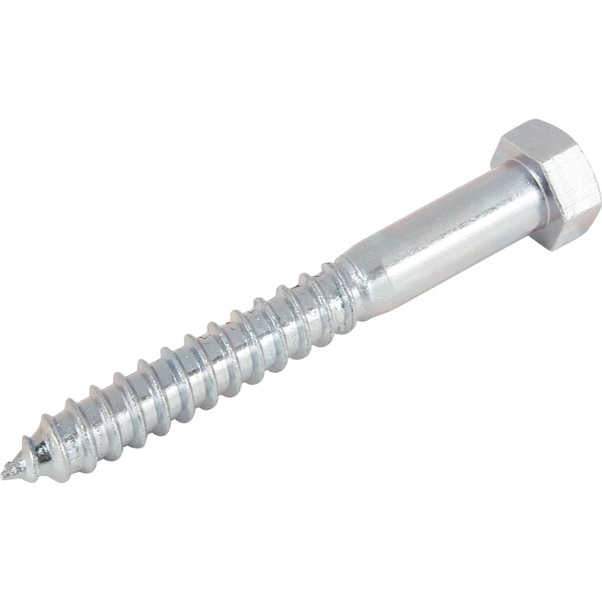 Contemporary Hillman 1 2 In. x 4 In. Zinc Hex Lag Screw 25 Ct. High-Grade