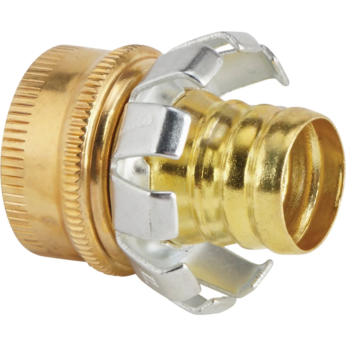 Exclusive Garden 3 4 In. Female Brass Hose Coupling Mender Secure